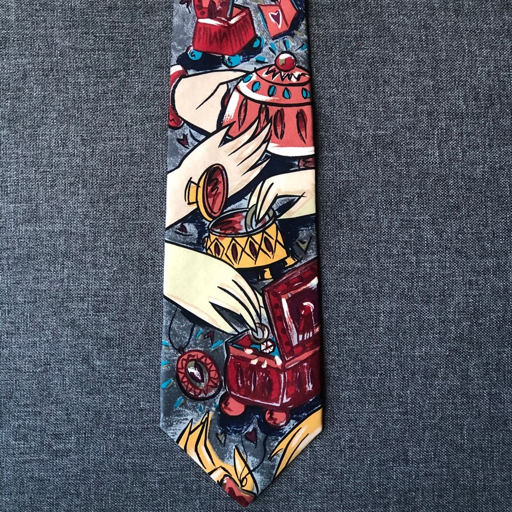 Vintage The Beatles Silk Tie